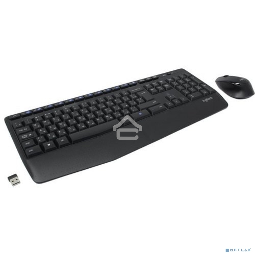Клавиатура + мышь Logitech MK345 клав:черный мышь:черный USB 2.0 беспроводная Multimedia