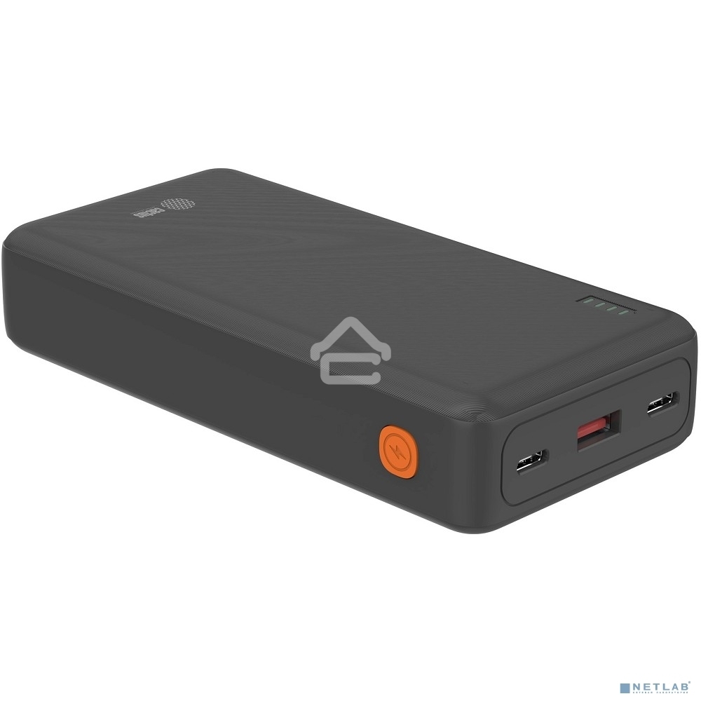 Портативный аккумулятор Cactus CS-PBFSDA-20000 20000mAh 4.5A USB-A/2xUSB-C черный