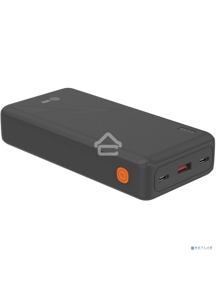 Мобильный аккумулятор Cactus CS-PBFSDA-20000 20000mAh 4.5A USB-A/2xUSB-C черный