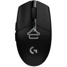 Мышь беспроводная Logitech G304 Lightspeed черный, 12000 dpi, радиоканал, USB, кнопки - 6