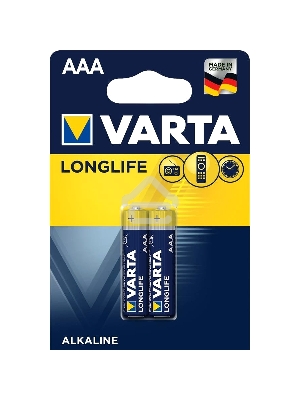 Батарейки VARTA Long Life AAA блистер 2 04103101412 