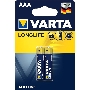 Батарейки VARTA Long Life AAA блистер 2 04103101412 