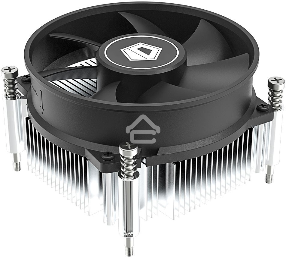 Кулер ID-COOLING DK-19 PWM серебристый/черный 92мм алюминий 2200rpm 26db 4-pin 95W 55мм