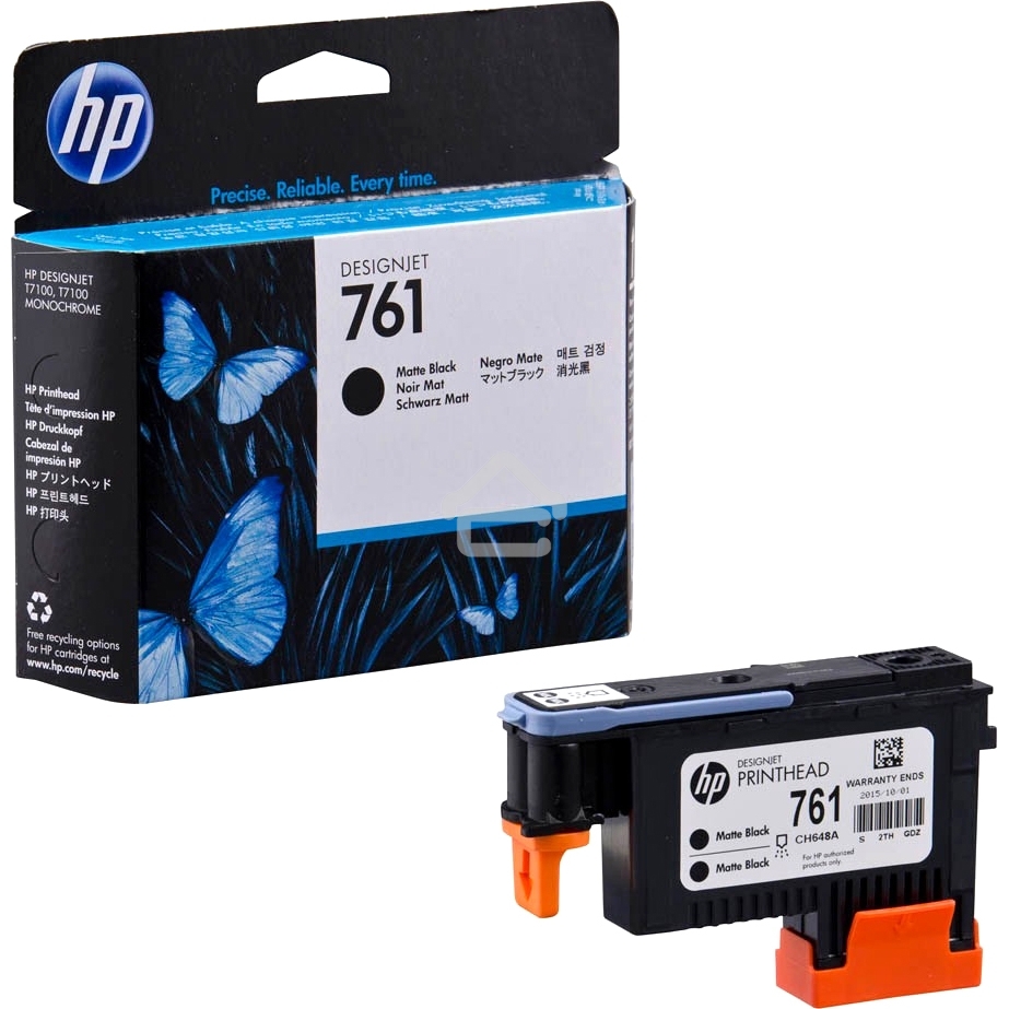 Картридж струйный HP 761 CH648A черный матовый печатающая головка для HP DJ T7100