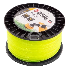 Леска для триммера звезда, 2,7мм х 202м, на DIN катушке FLEX CORD Denzel