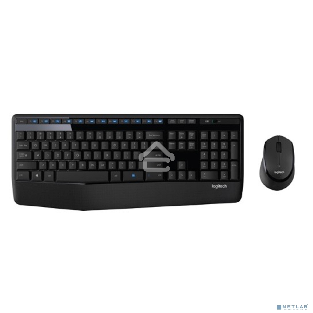 Клавиатура + мышь Logitech MK345 клав:черный мышь:черный USB 2.0 беспроводная Multimedia