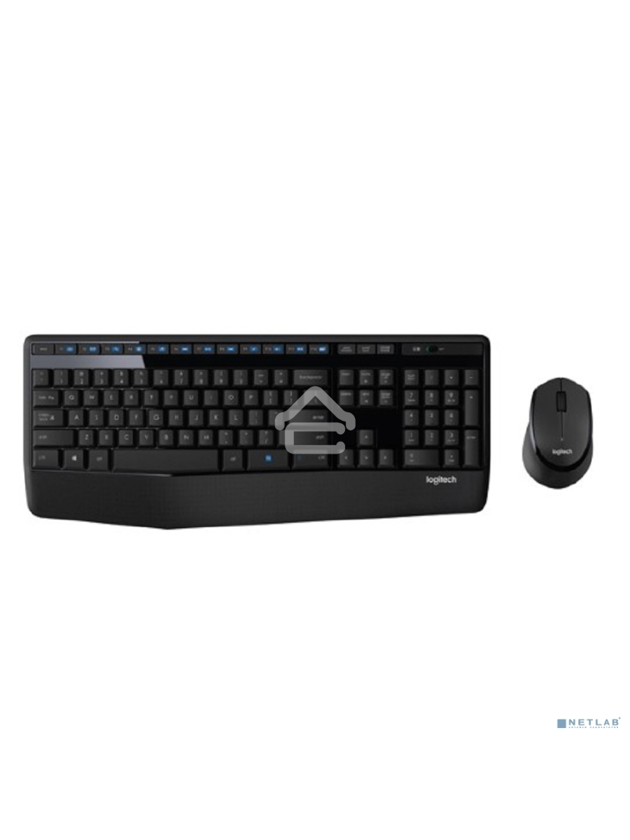 Клавиатура + мышь Logitech MK345 клав:черный мышь:черный USB 2.0 беспроводная Multimedia