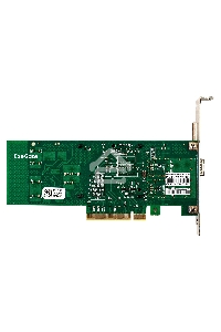 Сетевой адаптер ExeGate EXE-X520-DA1 (PCI-E x8 v3.0, порты 1xSFP+ 10Gb/s (10/5/2.5/1Gb/s, 100Mb/s), Server NIC Intel Chipset JL82599EN)