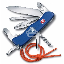 Нож перочинный Victorinox Skipper 0.9093.2WS с фиксатором лезвия 18 функций со шнурком синий Нож перочинный Victorinox Skipper 0.9093.2WS с фиксатором лезвия 18 функций со шнурком синий