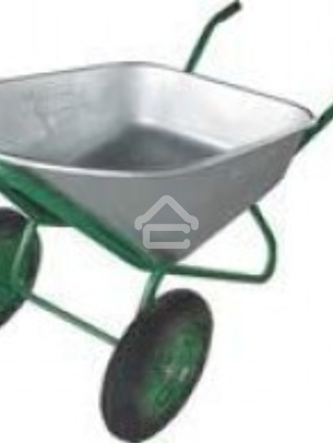 Тачка FIT 77552  строительная, двухколесная, сталь оцинкованная, 100л, до 250кг