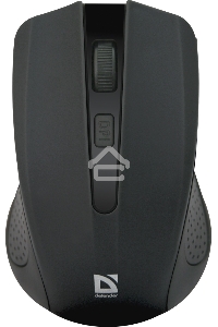 Мышь беспроводная Defender Accura MM-935 черный, 1600 dpi, радиоканал, USB, кнопки - 4