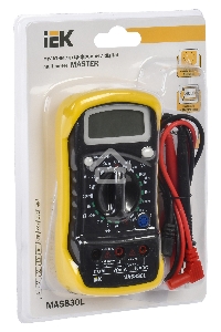 Мультиметр цифровой Master MAS830L ИЭК TMD-3L-830
