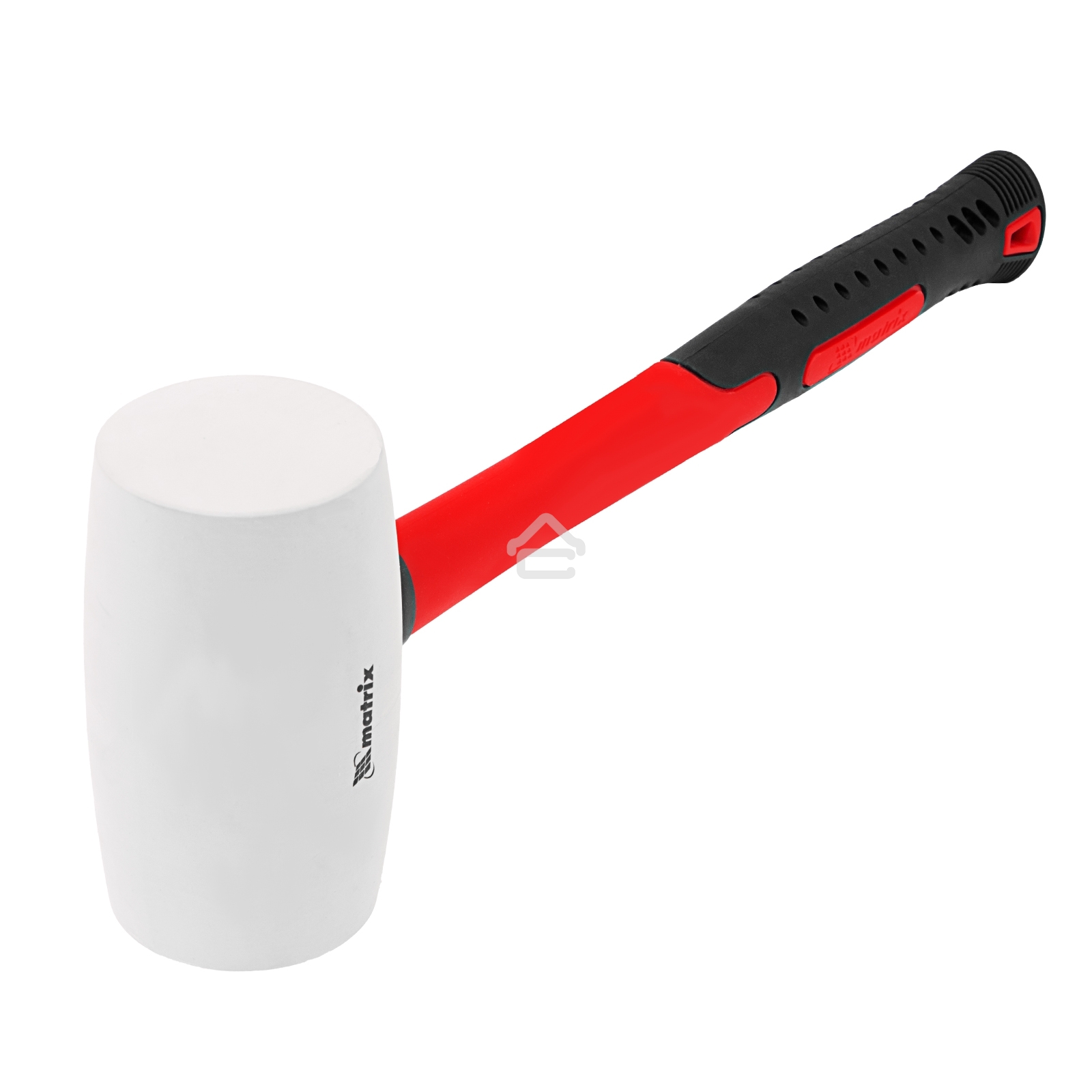 Киянка резиновая Matrix 11198 910 г, белая резина, фибергласовая рукоятка