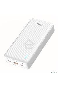 Мобильный аккумулятор Cactus CS-PBFSEA-20000 20000mAh 4.5A USB-A/2xUSB-C белый