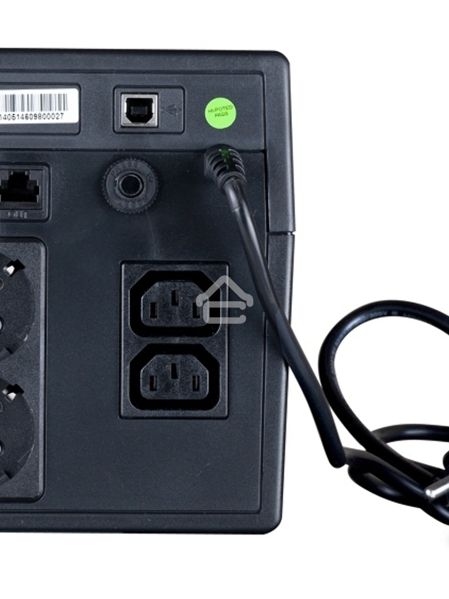 Источник бесперебойного питания ExeGate EP212518RUS Power Back UNB-1000 <1000VA, Black, 4 евророзетки>