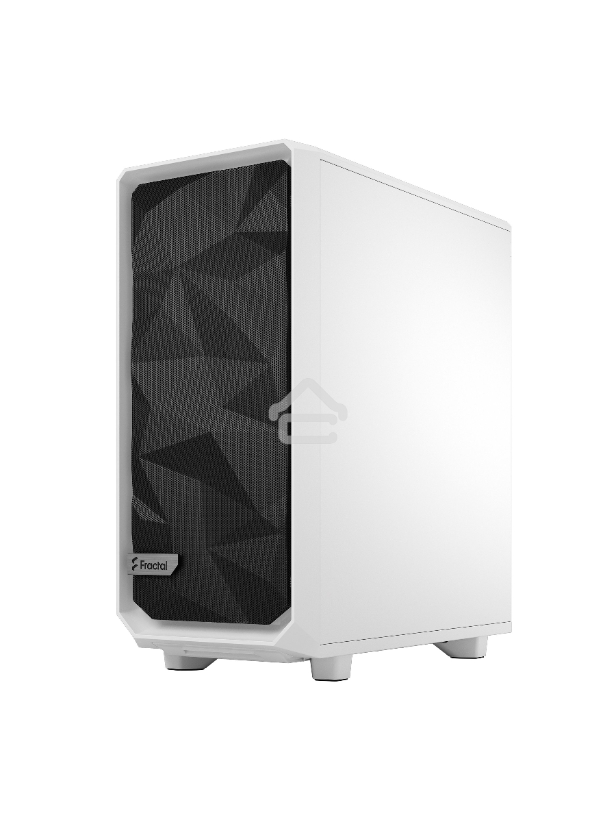Корпус Fractal Design MESHIFY 2 COMPACT WHITE - TG / ATX, TG / 2x140mm & 1x120mm fans inc. / FD-C-MES2C-05