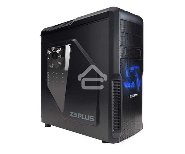 Компьютерный корпус Zalman Z3 Plus черный w/o PSU ATX 1x80mm 1x92mm 2x120mm 2xUSB2.0 1xUSB3.0 audio bott PSU