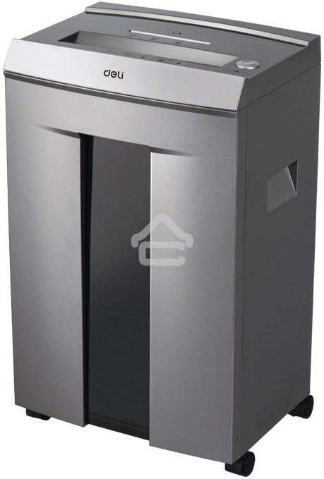 Шредер Deli 9906 серый с автоподачей (секр.P-5)/фрагменты/16лист./30лтр./скрепки/скобы/пл.карты/CD
