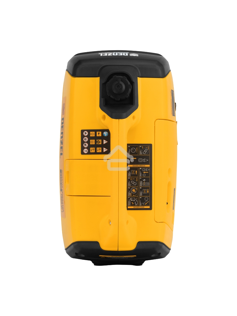 Генератор инверторный GT-2200iS, 2,2 кВт, 230 В, бак 4 л, закрытый корпус, ручной старт Denzel