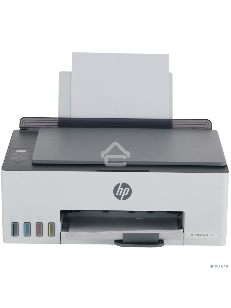 МФУ струйный HP Smart Tank 520 (1F3W2A), A4, цветной, печ. до 12 стр/мин. (ч/б) до 5 стр/мин. (цвет), 1200 x 1200 dpi, USB