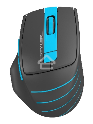 Мышь беспроводная A4Tech Fstyler FG30S серый/синий, 2000 dpi, радиоканал, USB, кнопки - 5