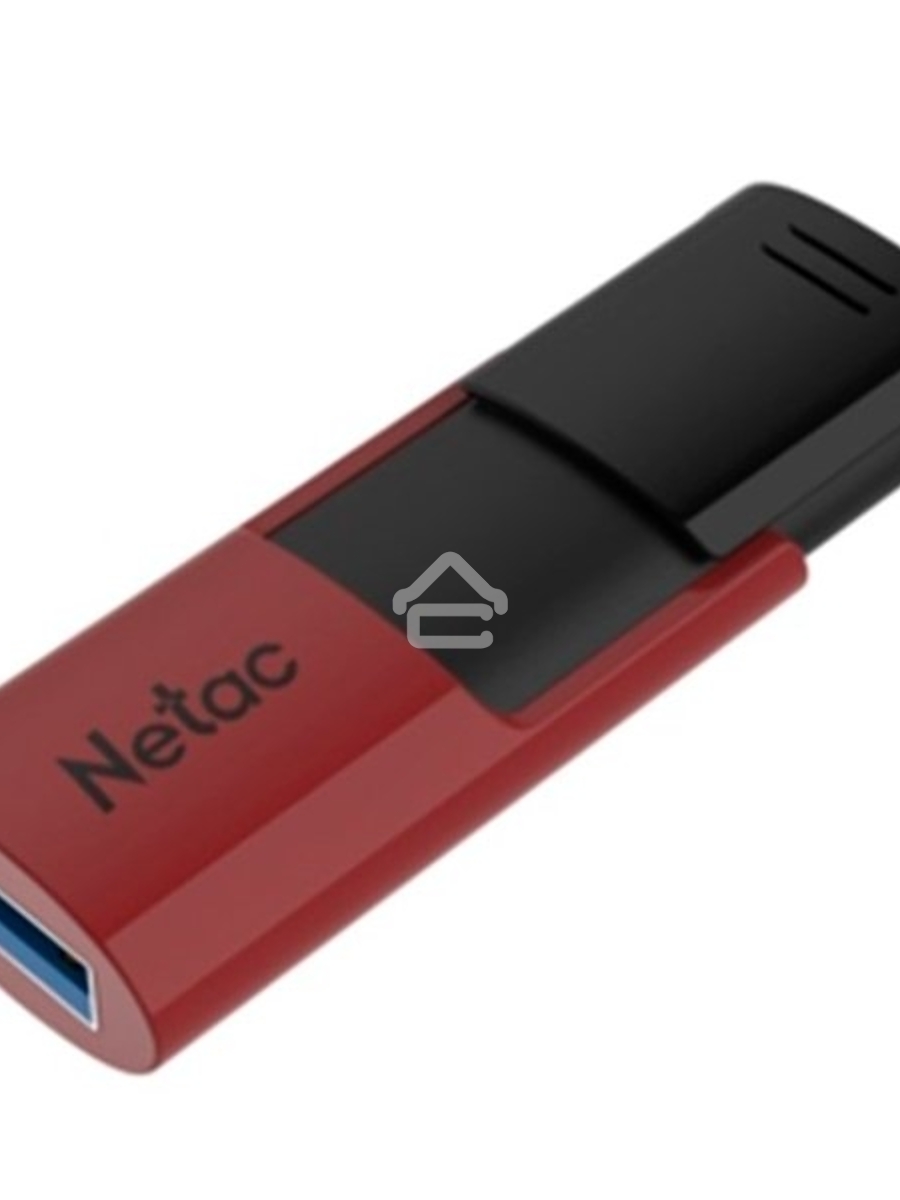 Флеш диск USB Drive Netac U182 NT03U182N-256G-30RE, USB3.0 256GB, retail version, черный/красный