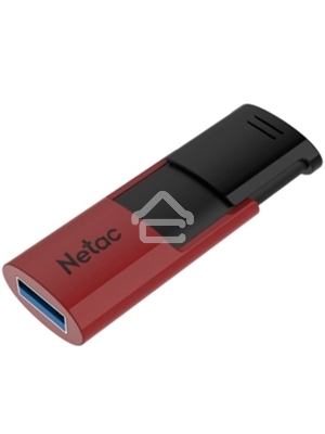 Флеш диск USB Drive Netac U182 NT03U182N-256G-30RE, USB3.0 256GB, retail version, черный/красный