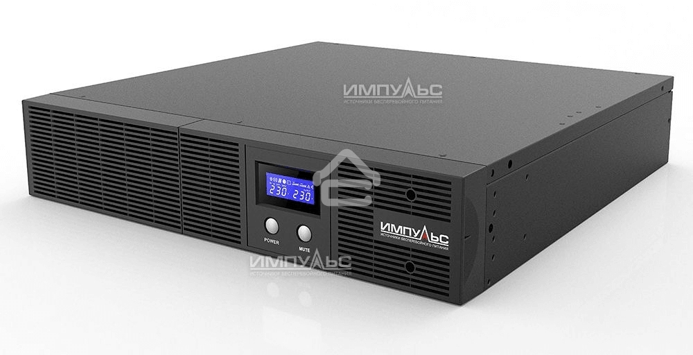 Источник бесперебойного питания Импульс IMPULS SLIM 1200, 1200VA/720W, IEC-C13