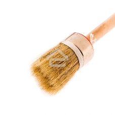 Кисть круглая MTX 82044 Профи №6 30 мм, натуральная щетина, деревянная рукоятка