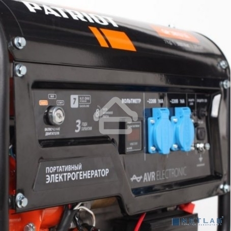 Электрогенератор бензиновый Patriot GP 3810LE, 3 кВт, 67 дБ, 46 кг