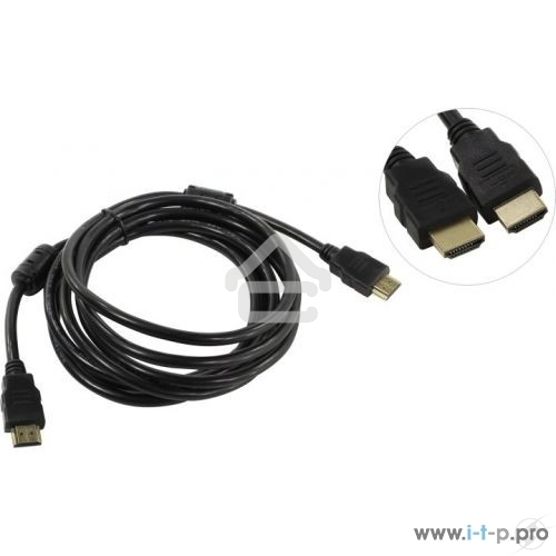 Кабель 5bites APC-200-030F HDMI / M-M / V2.0 / 4K / HIGH SPEED / ETHERNET / 3D / FERRITES / 3M