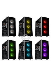 Компьютерный корпус V200 TG RGB CA-1K8-00M1WN-01 Black/Win/SPCC/Tempered Glass*1/120mm RGB Fans*3 + 120mm Standard Fan*1/MB Sync