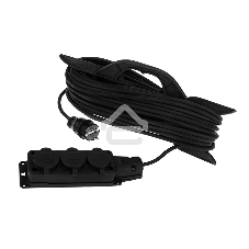 Удлинитель-шнур на рамке Rexant КГ 3х1.5, 30 м, 3 гнезда, морозостойкий, с/з, 16 А, 3500 Вт, IP44 (Сделано в России)