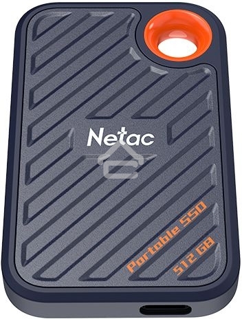 Внешний SSD Netac ZX20, 512 Gb, USB 3.2 Gen 2x2 Type-C, R/W 2000/1800, черный