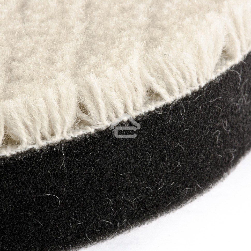 Насадка полировальная Matrix под липучку, 150 мм короткая плетеная шерстяная нить