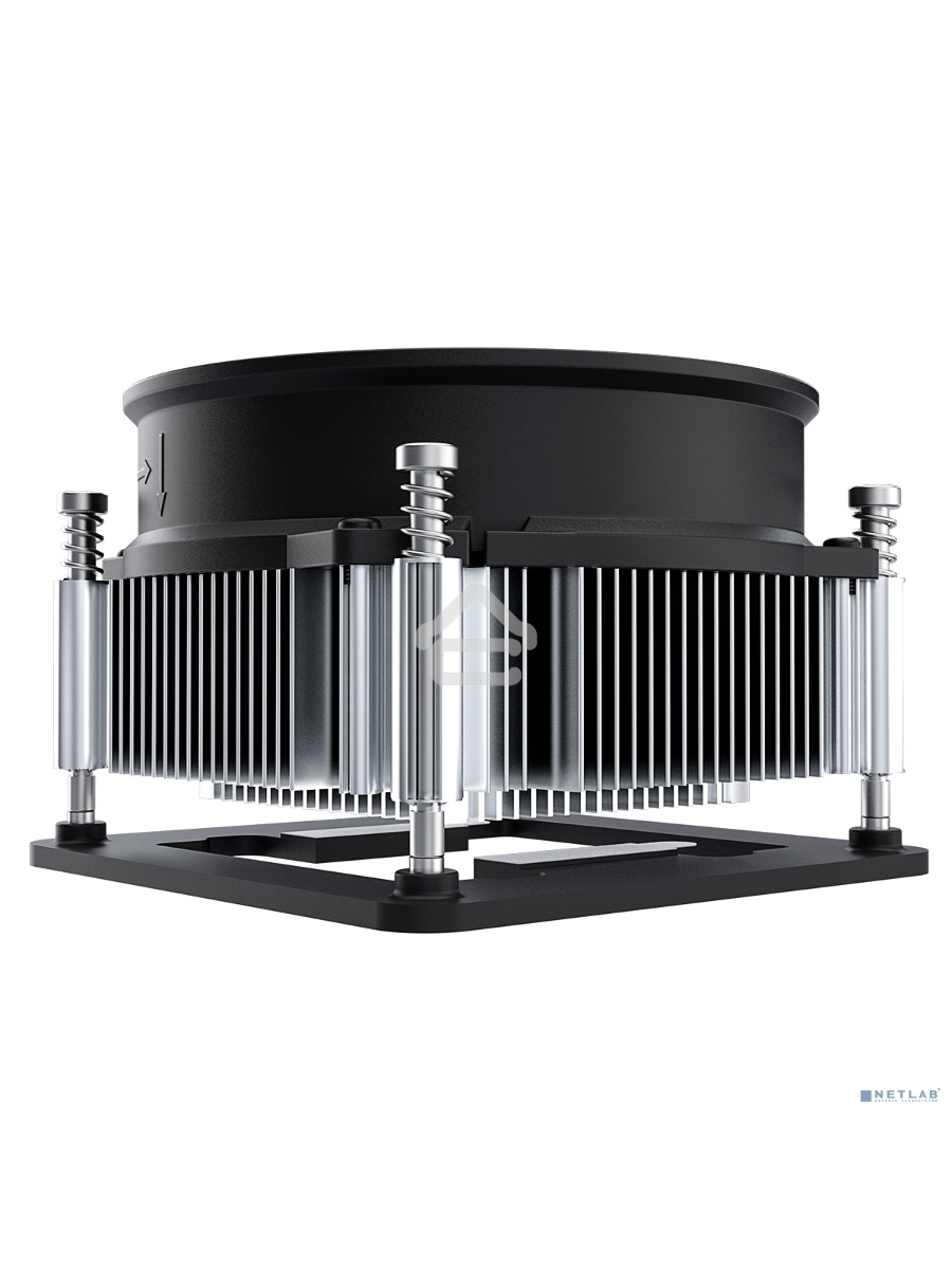 Кулер ID-COOLING DK-19 PWM серебристый/черный 92мм алюминий 2200rpm 26db 4-pin 95W 55мм