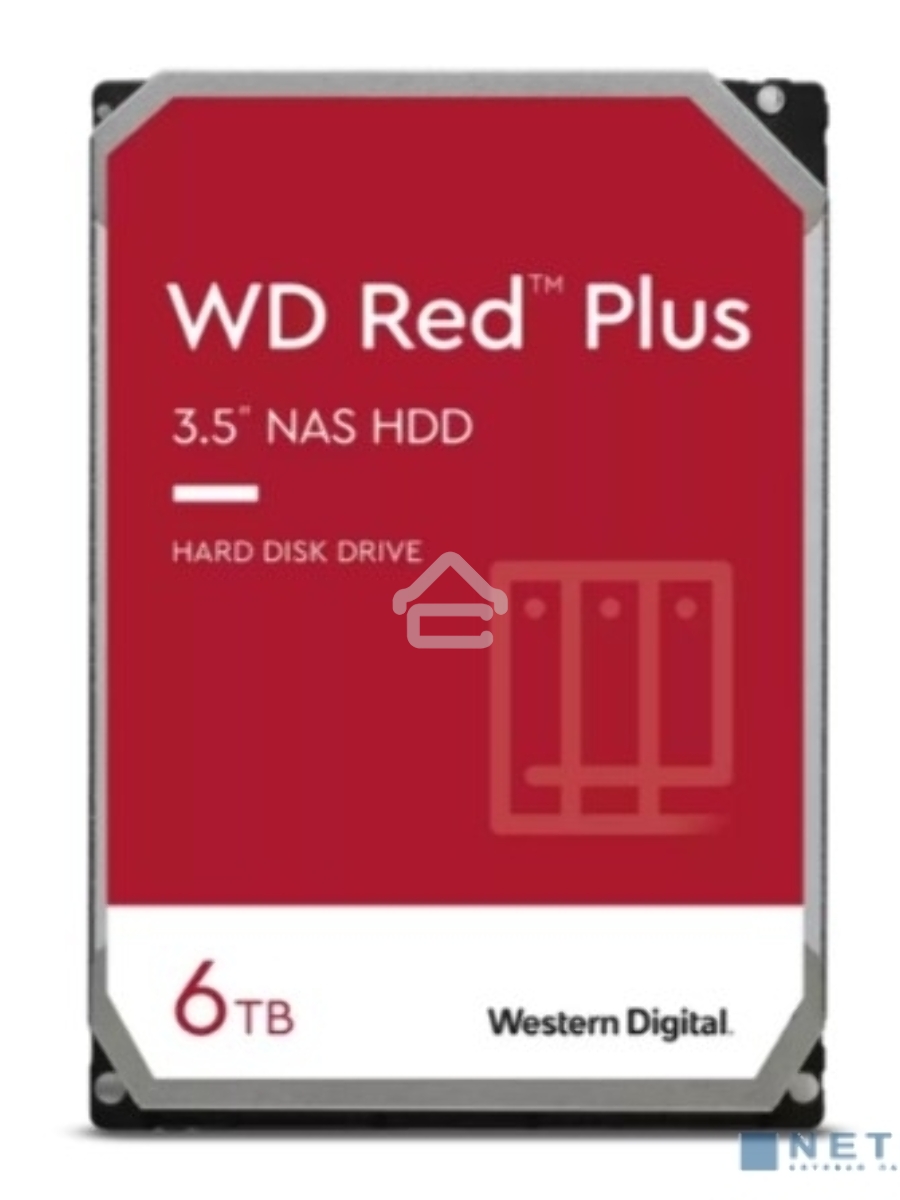 Жесткий диск Western Digital Red Plus WD60EFPX 6TB 3.5