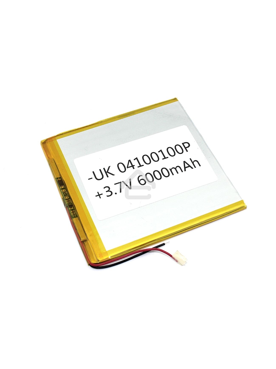Аккумулятор Li-Pol (батарея) 4*100*100мм 2pin 3.7V/6000mAh
