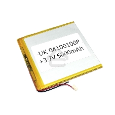 Аккумулятор Li-Pol (батарея) 4*100*100мм 2pin 3.7V/6000mAh