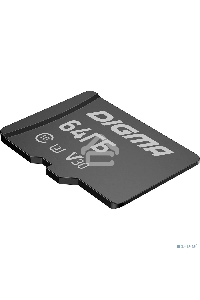 Флеш карта microSDXC 64Gb Class10 Digma CARD30 + adapter