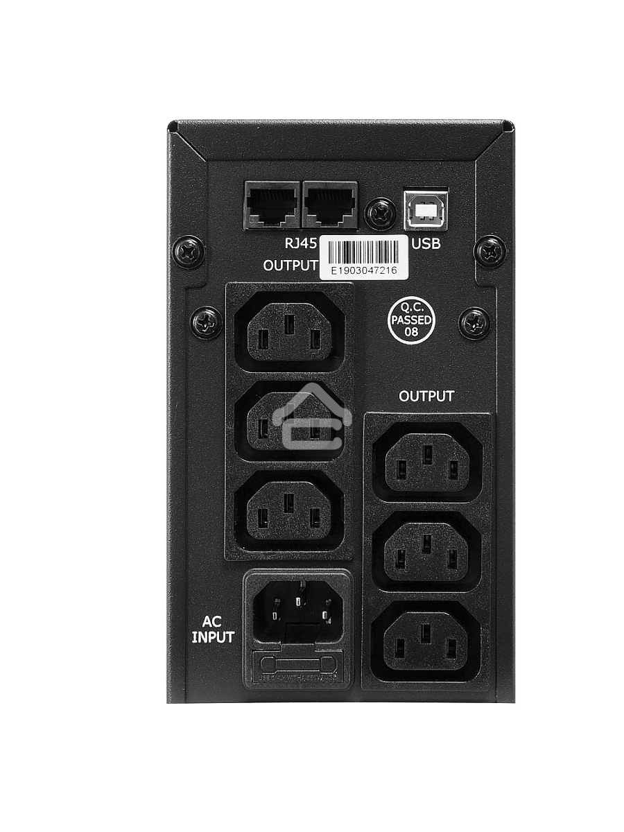 Источник бесперебойного питания CROWN Line Intractive CMU-SP650IEC USB 650VA\360W, корпус металл, 1x12V/7AH, розетки 6*IEC, трансформатор AVR 140-290V, cъёмный кабель 1.2 м, порт RJ11/45, порт USB, защита: от перегрузки, от КЗ, от скачков напряжения