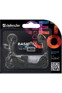 Наушники Defender Basic 633 черный