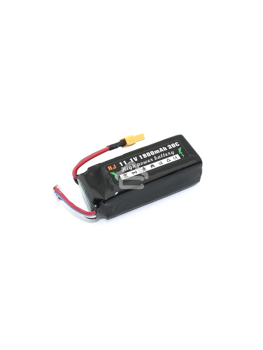 Аккумулятор Li-Pol 11.1v 802555 1800mah разъем XT30-Plug
