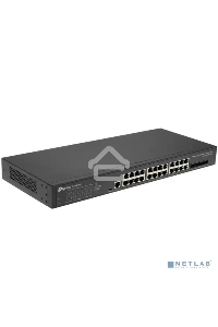 Коммутатор TP-Link JetStream™ 24-port Pure-Gigabit L2+ Managed Switch, 24 10/100/1000Mbps RJ45, 4*10G SFP+ Slots