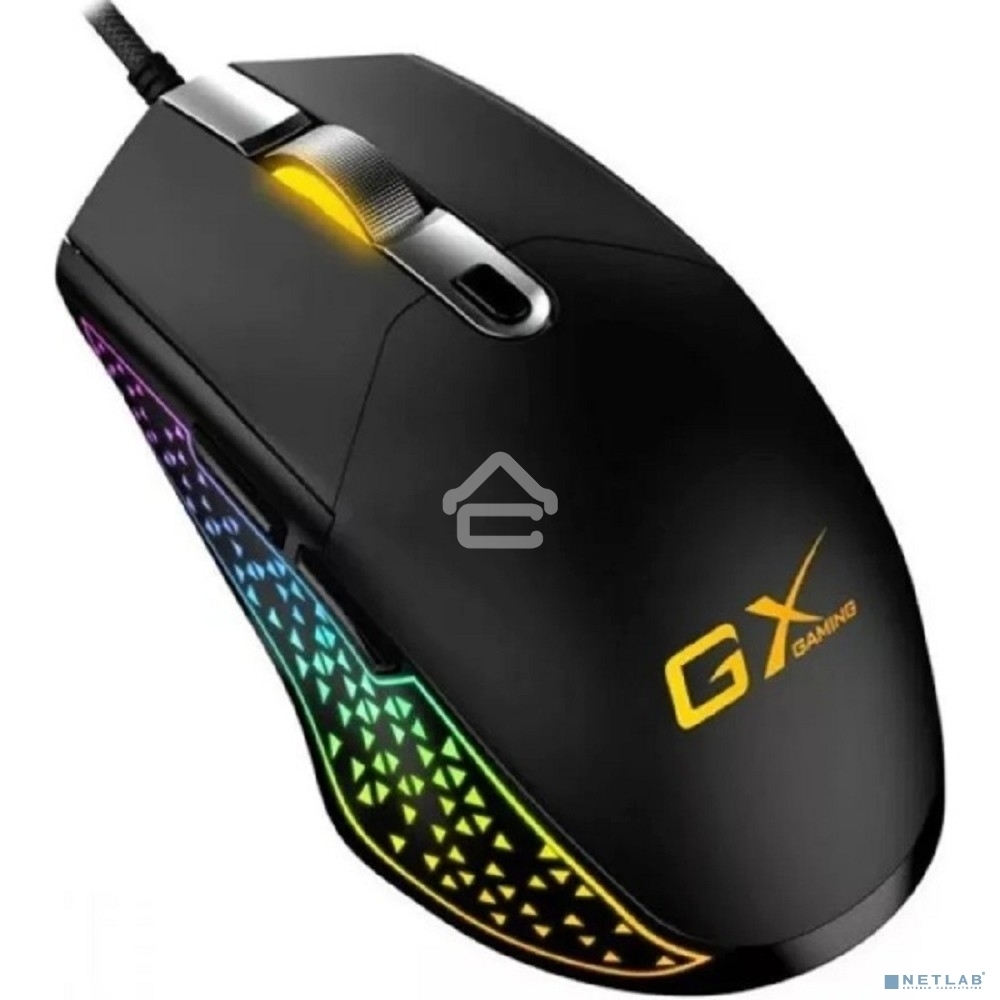 Мышь проводная Genius Scorpion M705 черный, 7200 dpi, USB, кнопки - 6