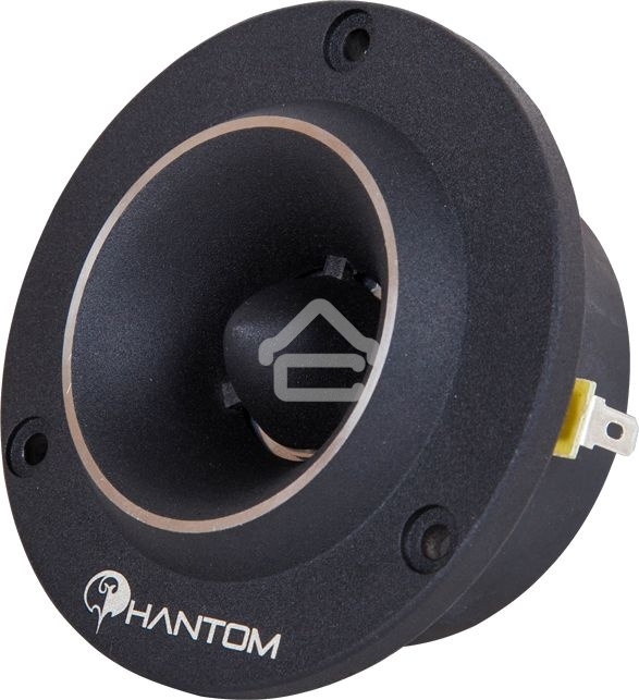 Колонки автомобильные Phantom MT30, 80Вт, 98дБ, 4Ом, 2.5 см, без решетки (1 дюйм) (ком.:2 кол.)