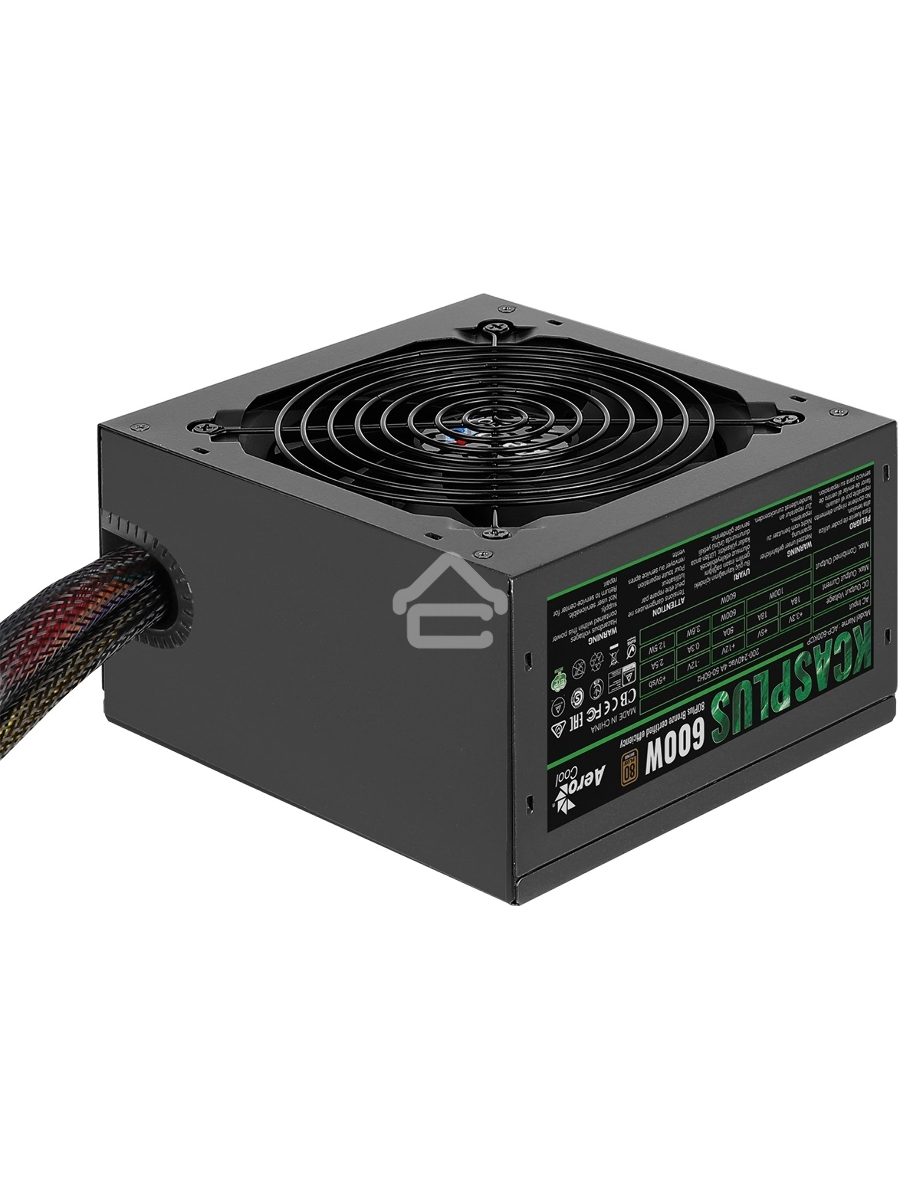 Блок питания Aerocool / Formula KCAS PLUS 600W, 600Вт, 80 PLUS Bronze, 120мм, черный
