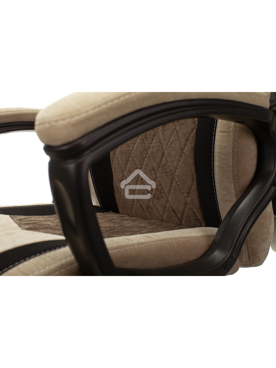 Кресло игровое Бюрократ VIKING 6 KNIGHT BR FABRIC коричневый, крестовина металл/пластик