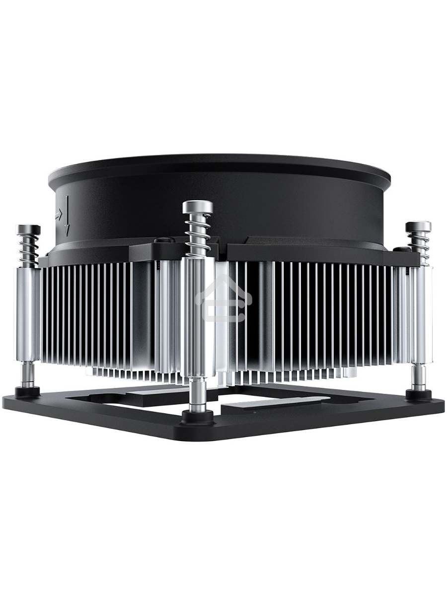 Кулер ID-COOLING DK-19 PWM серебристый/черный 92мм алюминий 2200rpm 26db 4-pin 95W 55мм