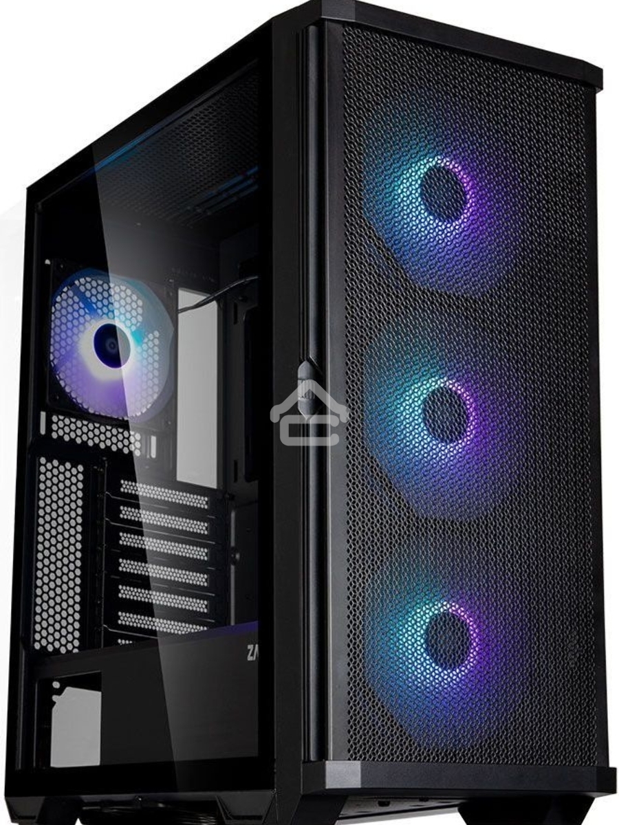 Компьютерный корпус ZALMAN Z10 PLUS, ATX, BLACK, WINDOW, 2x3.5
